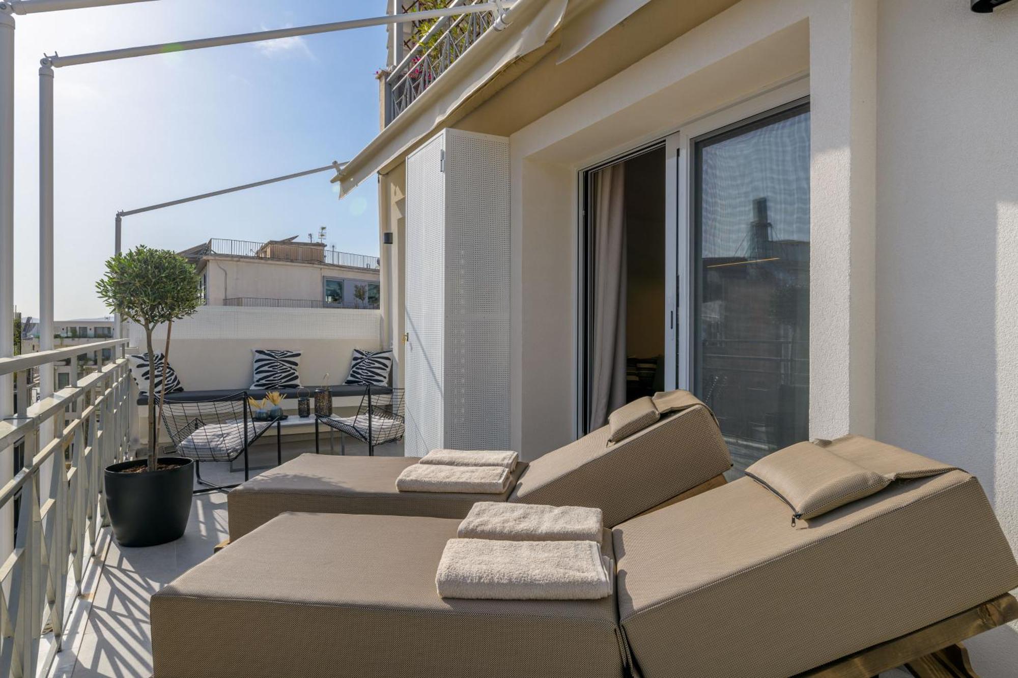 Central Sunny Loft With Plunge Pool Athènes Extérieur photo
