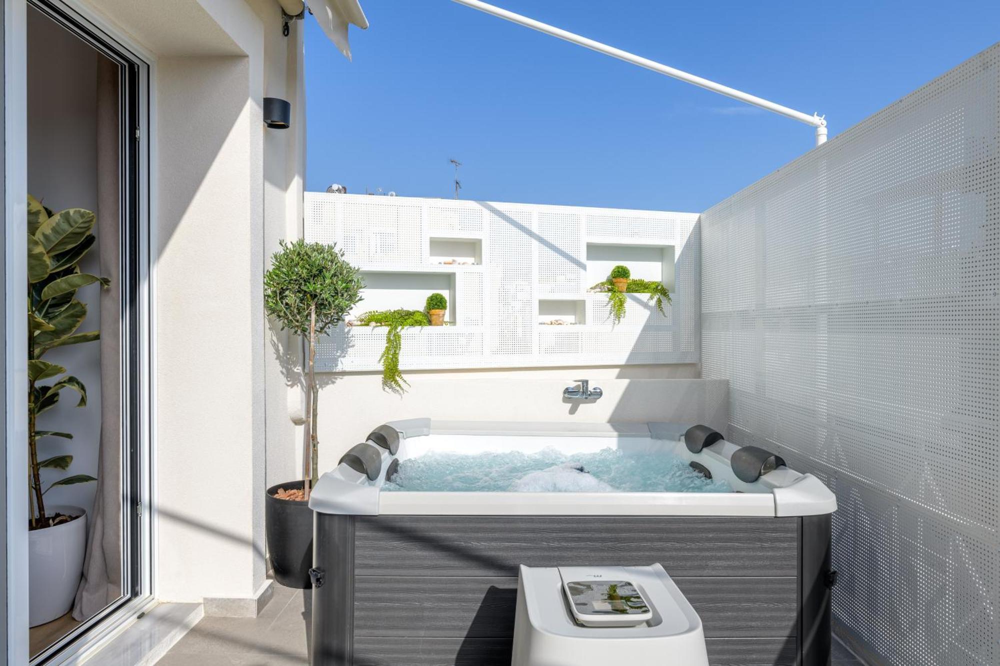 Central Sunny Loft With Plunge Pool Athènes Extérieur photo